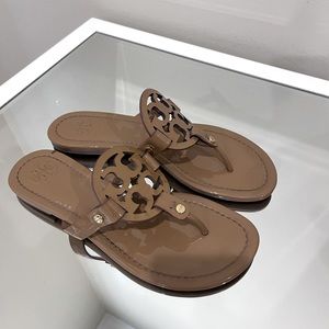 Tan Patent Leather Tory Burch Millers